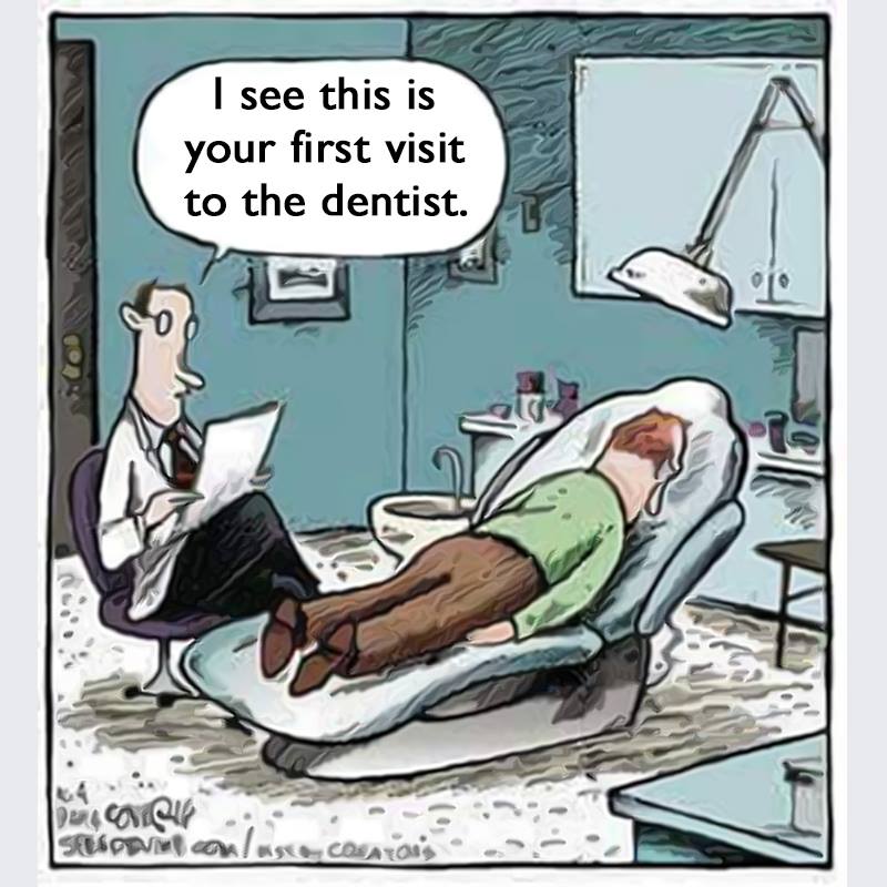 Wrong Office Dentist Humor Dental Jokes Dental Humor